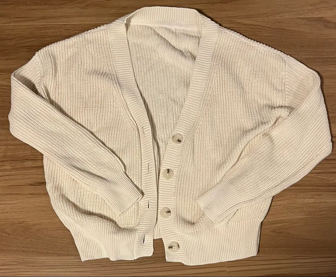 Thumbnail of EARTH Knit Cardigan Adult Ecru