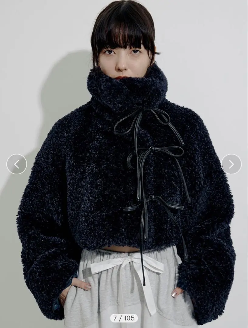 Synthetic Fur Lace-up Cardigan sorin ソリン SORIN（ソリン ）の「Synthetic Fur Lace-up Cardigan（その他