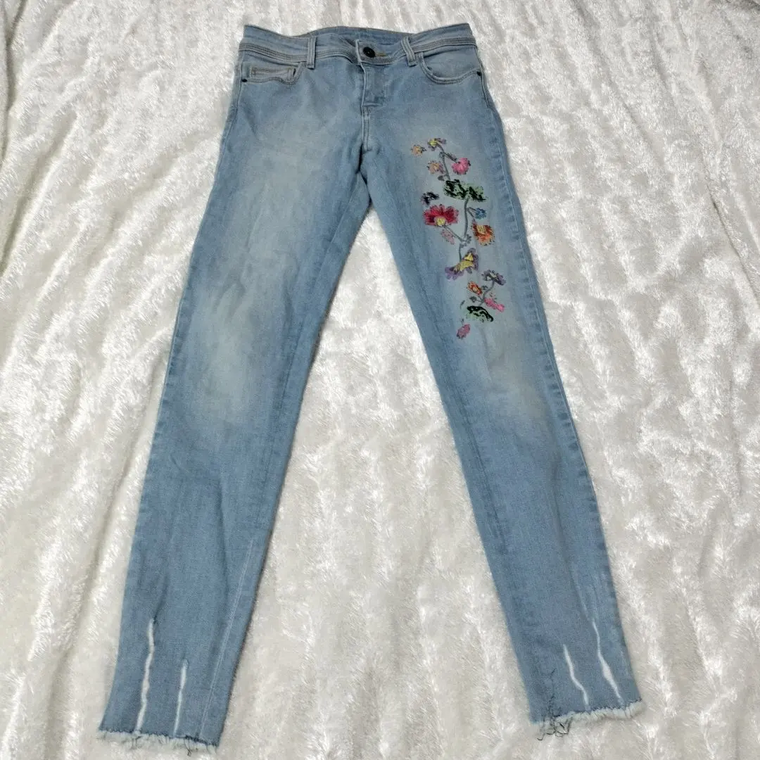 ZARA✰︎デニムパンツ34 ZARA フレアフィット デニムパンツ サイズ EU44 US34｜Yahoo