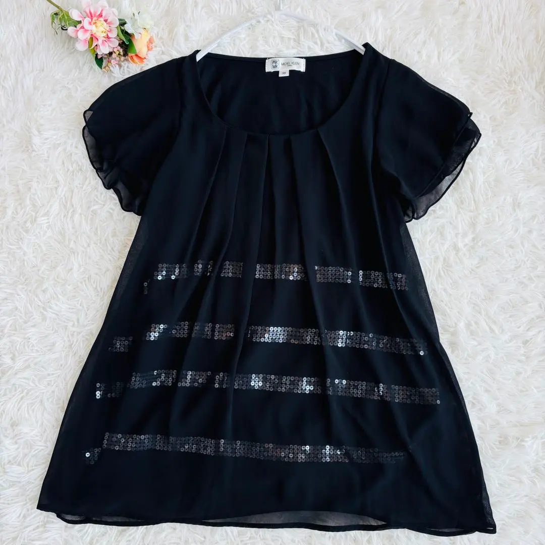 Thumbnail of MICHEL KLEIN Short Sleeve Tunic Sequined 38 (A286)