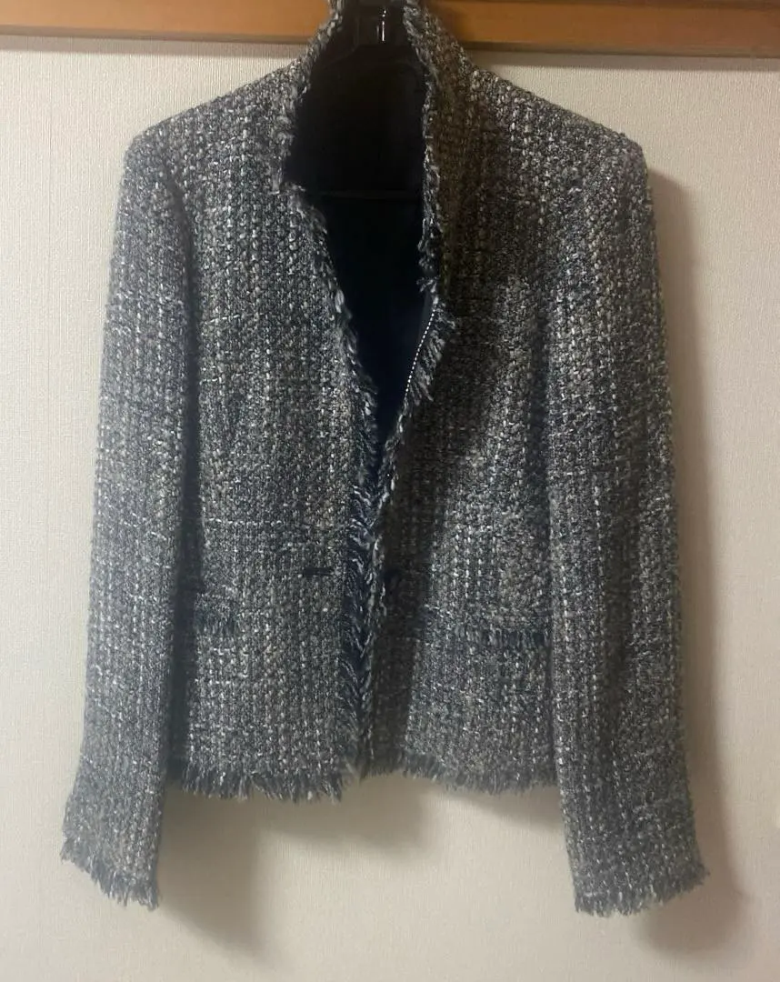 Thumbnail of K.T Tweed Jacket, Gray, Size 11