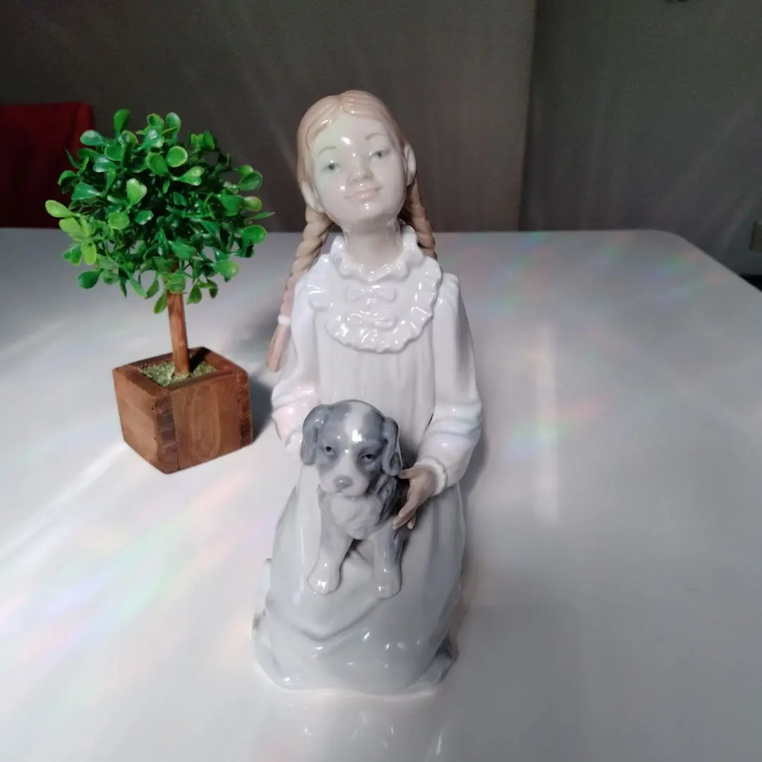 腕に修復箇所あり: LLADRO1983年ヴィンテージリヤドロ 犬と少女No.9 2025年最新】リヤドロ 犬と少女の人気アイテム - メルカリ