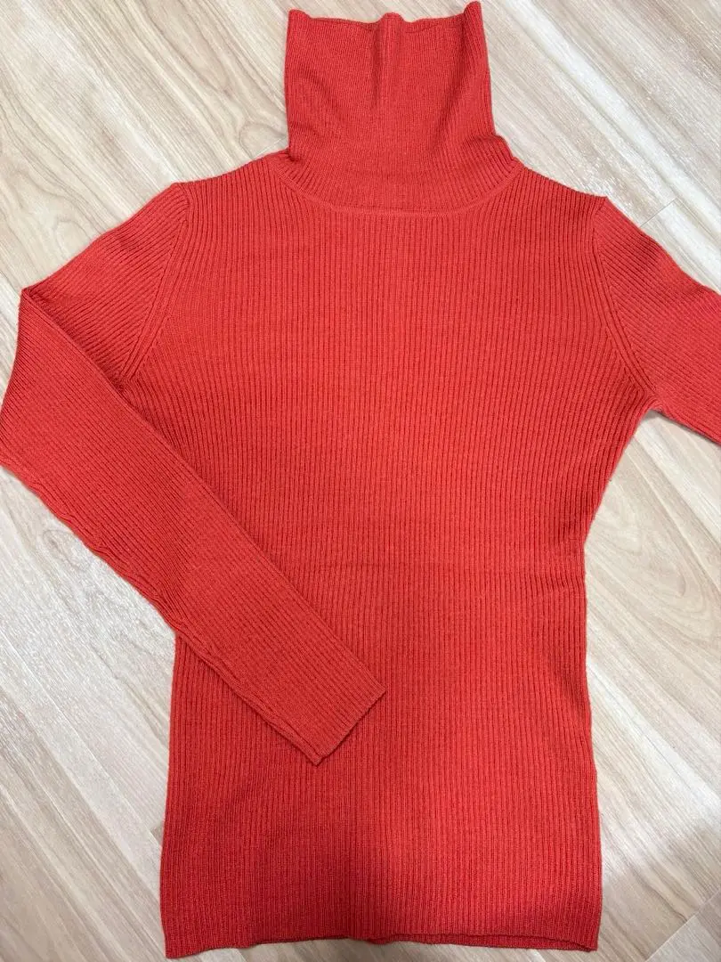 Thumbnail of deicy Deicy High Neck Knit Orange