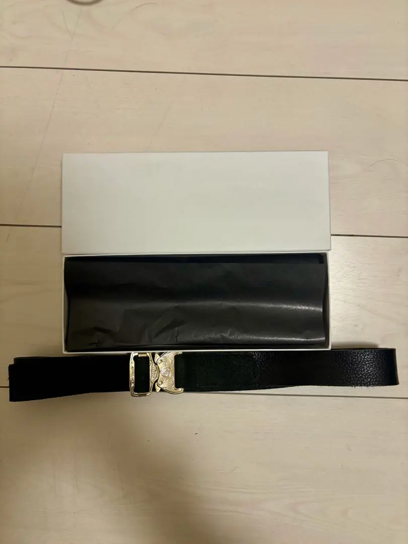 UNUSED UH0591 BELT ブラック UNUSED(アンユーズド)Cobra Buckle Belt/Brown/Black