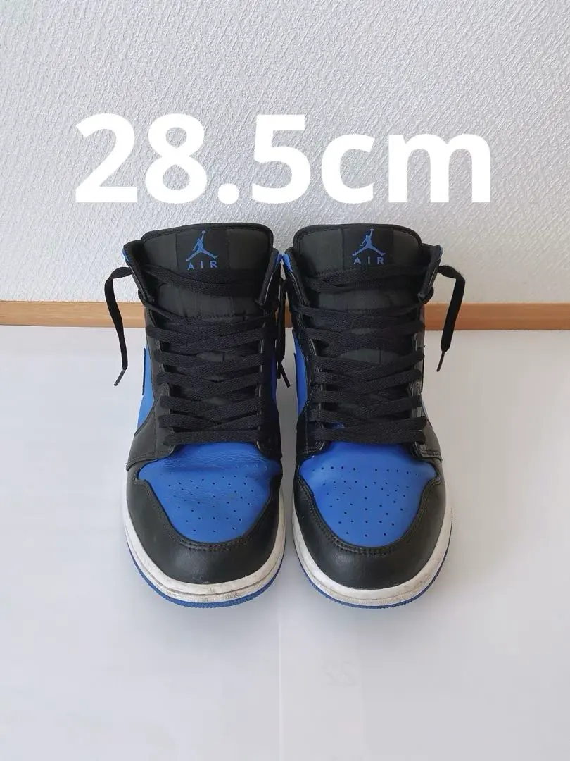 Thumbnail of 28.5cm☆Popular☆Air Jordan High-cut Sneakers Black Blue