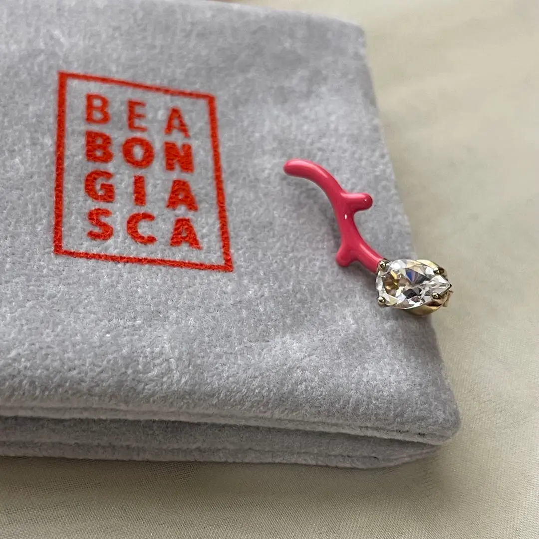 Bea Bongiasca ベア　ボンジャスカ　レッド　クォーツ　指輪 ミラノ発ベア・ボンジャスカ、バレンタインデーを祝う限定ハート