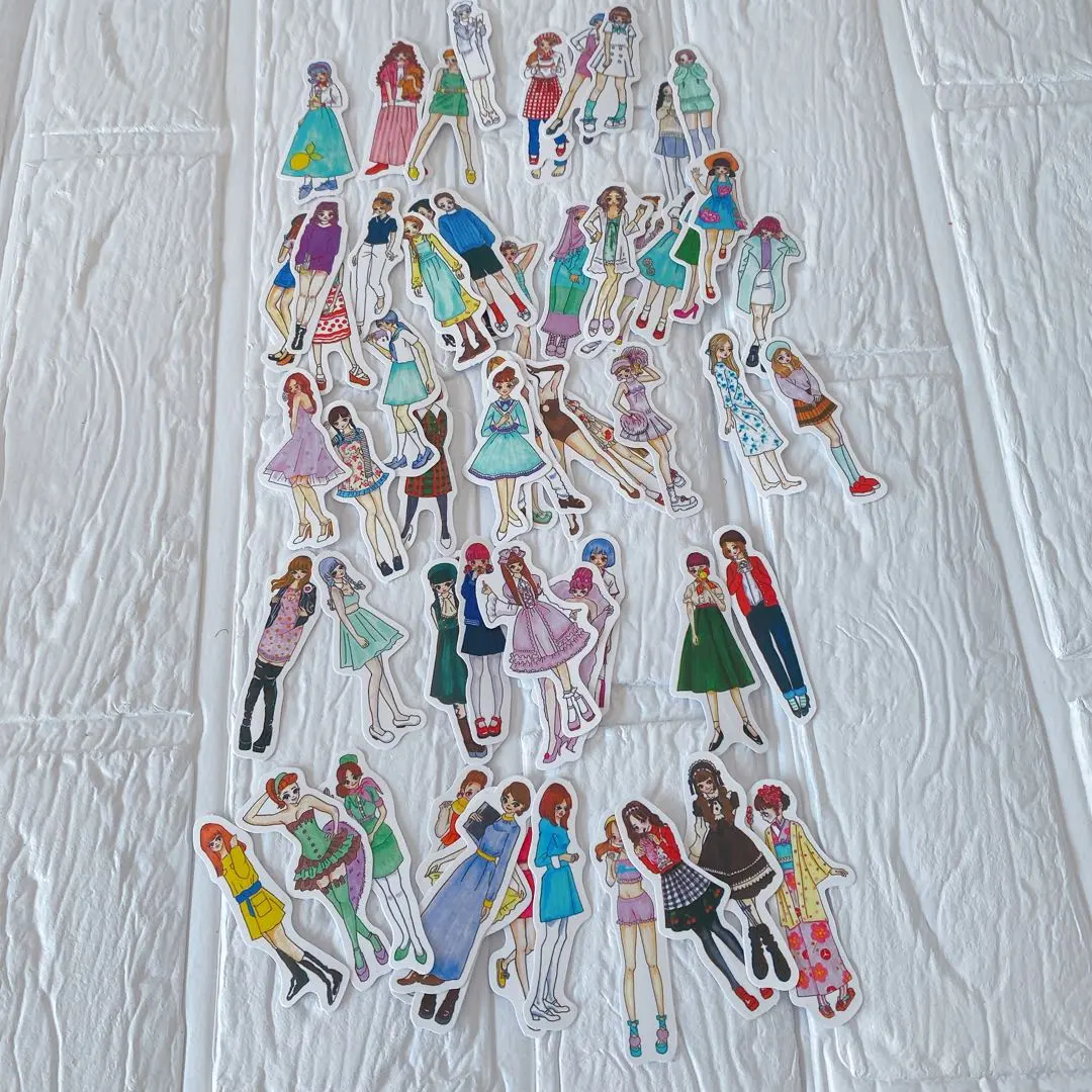 特價‼️ 破壞封印 女孩 時尚 穿搭 全身 手帳 書信 的縮圖