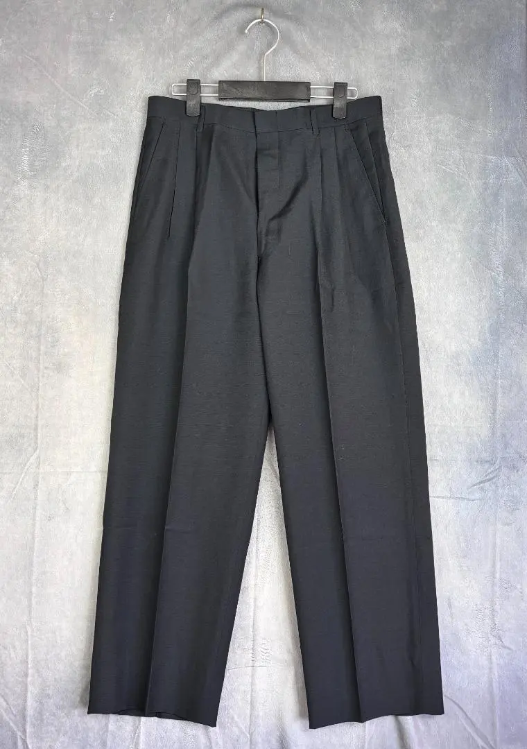 d110【正式】【超美品】【西裝】男士西褲 黑色系 日本製 的縮圖