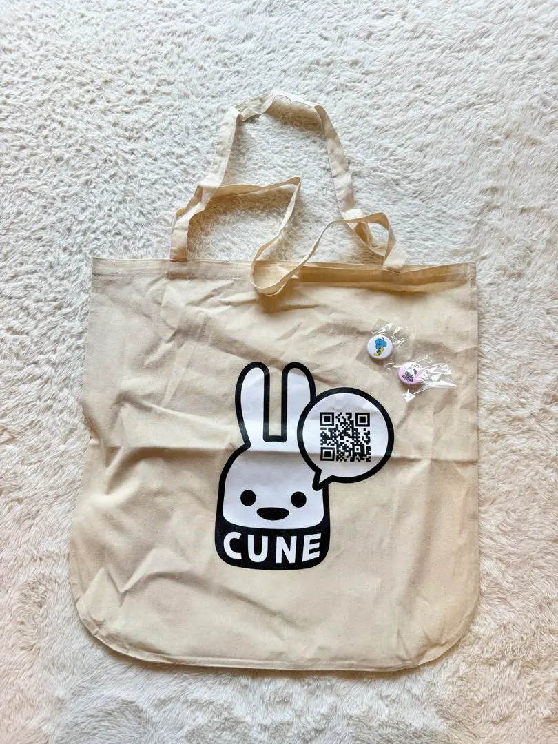 CUNE バッグ エコバッグ キューン CUNE エコバック エコバッグ トート 黒 ブラック