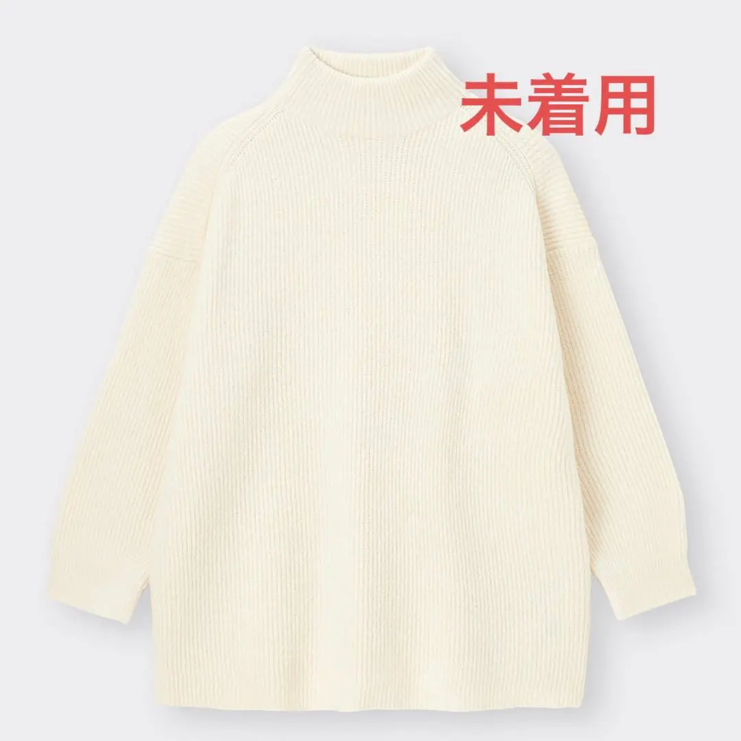 Thumbnail of GU Puffy Touch Oversized High Neck Sweater