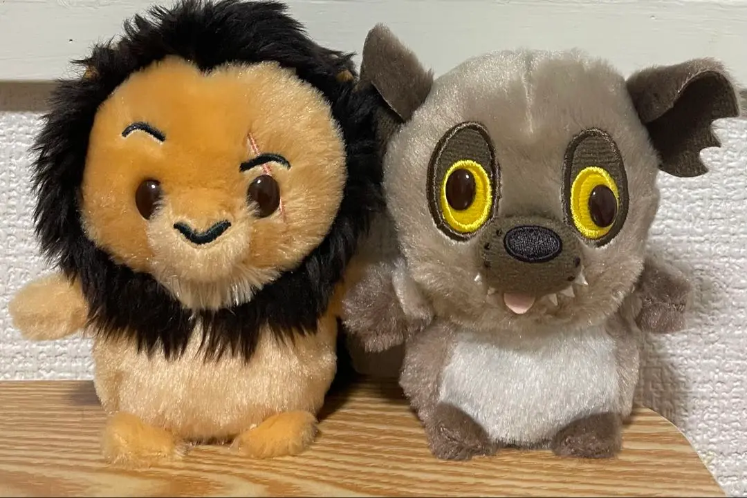 ライオンキング　ぬいぐるみ うるぽちゃちゃん　エド　スカー 他　30周年　完売品 ライオンキング ぬいぐるみ うるぽちゃちゃん エド スカー 他 30