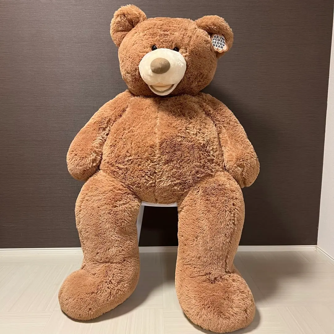 HUGFUN 53インチ プラッシュテディベア Amazon.co.jp: テディベア (アイボリー) HUGFUN クマの