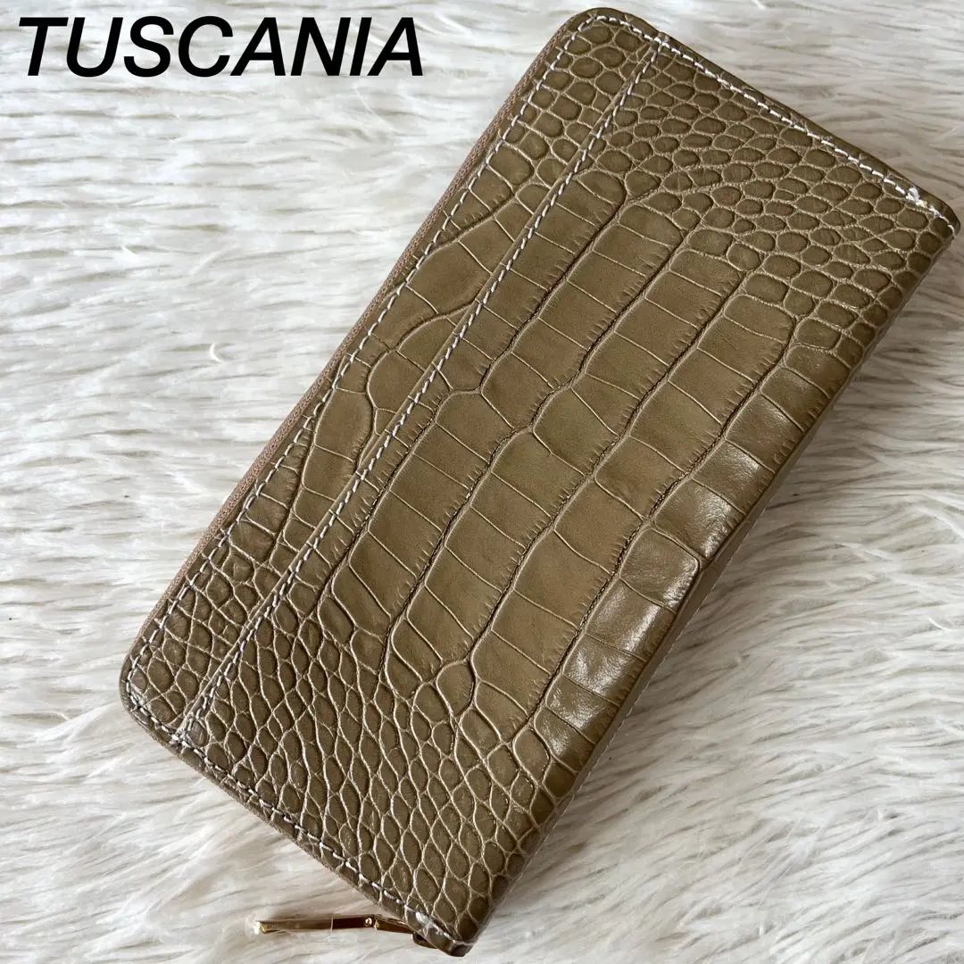 HIRO様❢　TUSCANIA トスカーニア　イタリー クロコ調　長財布　新品 HIRO様❢ TUSCANIA トスカーニア イタリー クロコ調 長財布 新品
