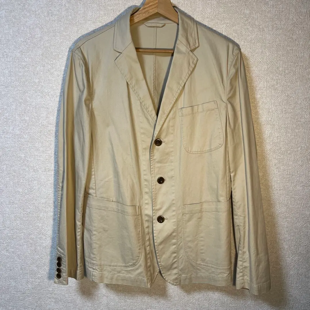Thumbnail of Ralph Lauren Beige Cotton Tailored Jacket