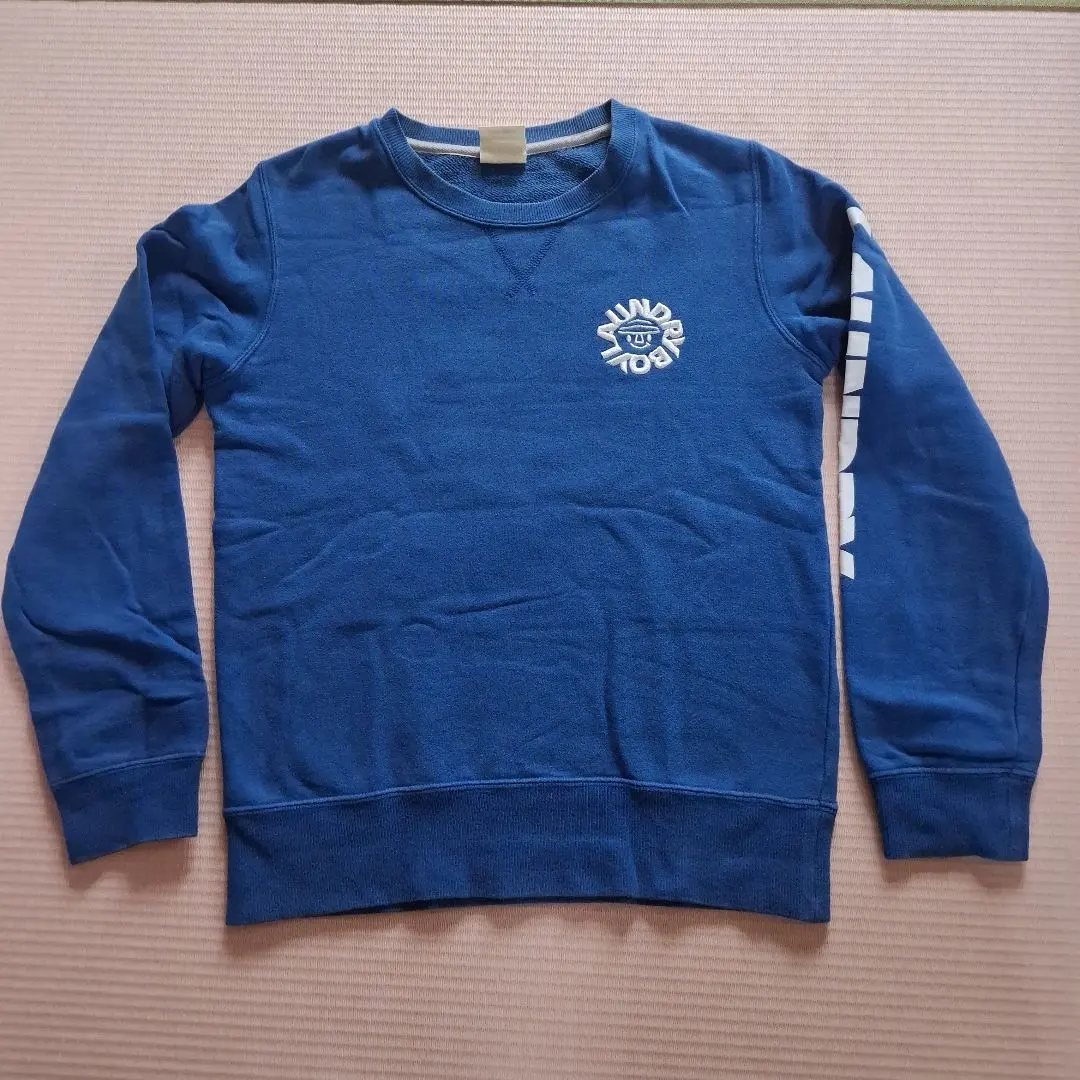 Thumbnail of Blue Sweatshirt Trainer Long Sleeve Logo Print