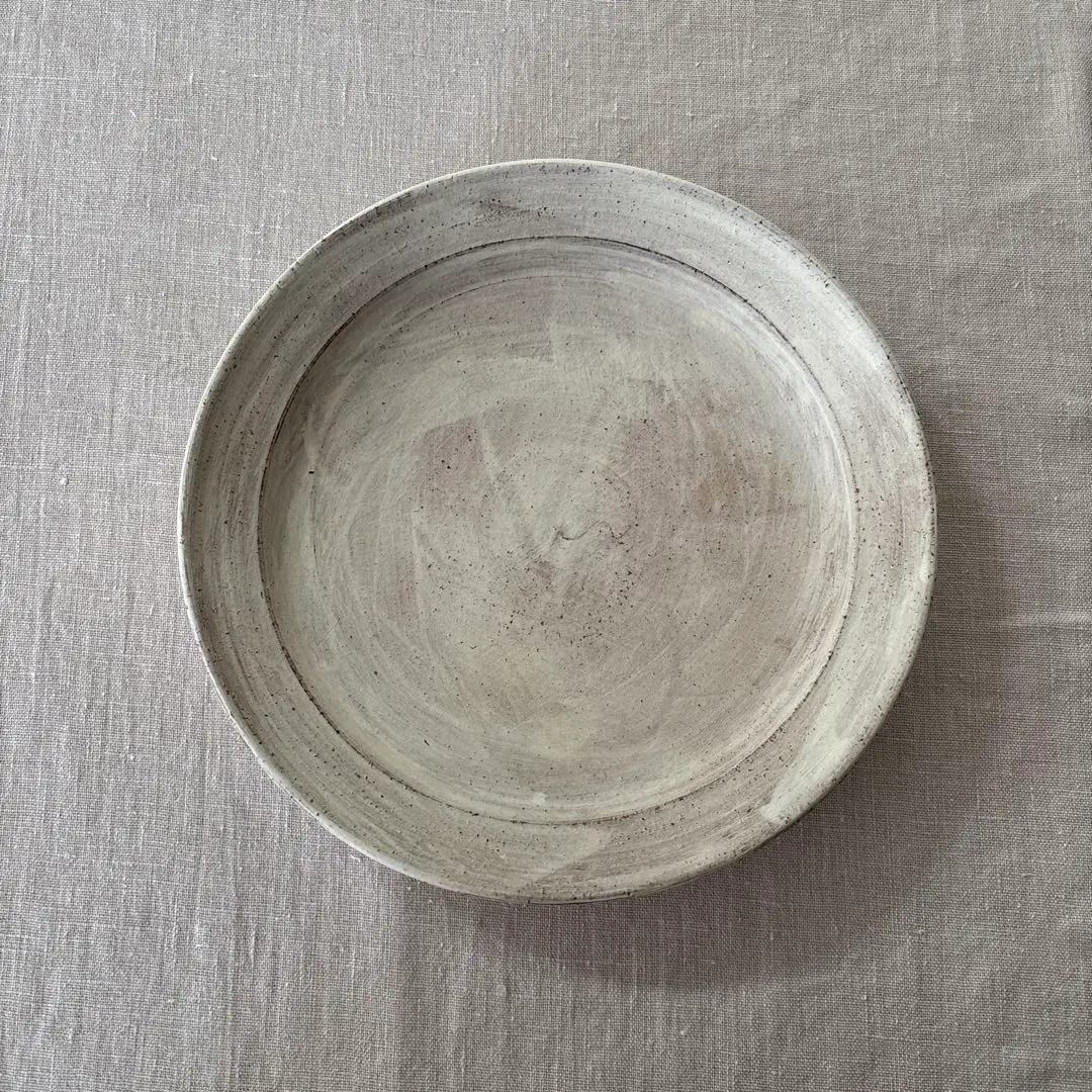 No.32 二階堂明弘 錆器 リム皿 φ20.5cm H5cm | BEFORE VINTAGE