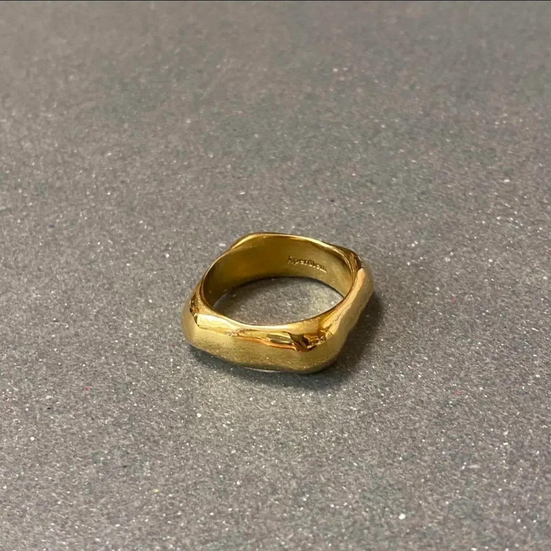 18KGP GAGAN jewelry ring 9号 18KGP GAGAN jewelry ring 9号