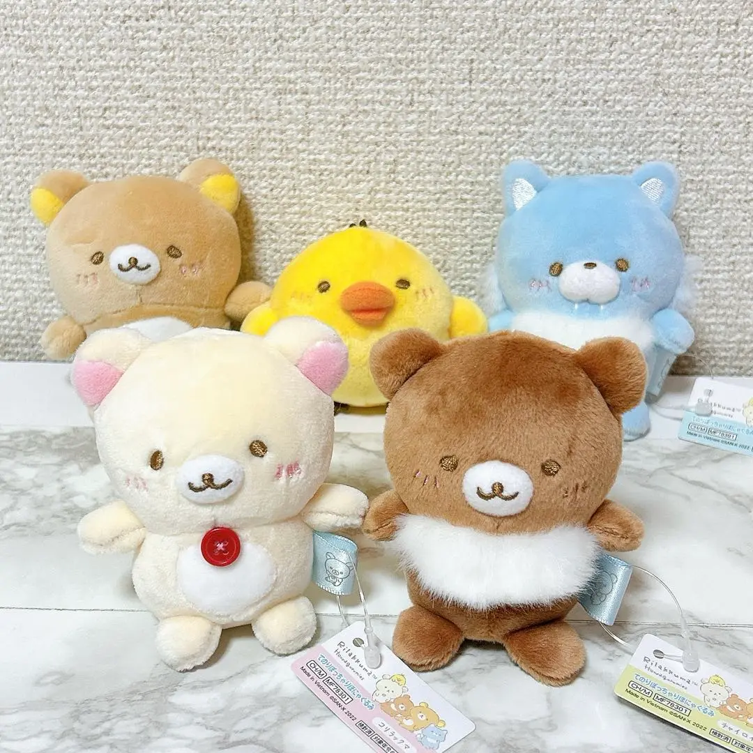 リラックマ てのりぽっちゃりほにゃぐるみ 5種セット コンプリート マスコット リラックマ てのりぽっちゃりほにゃぐるみ てのりぬいぐるみ 全5