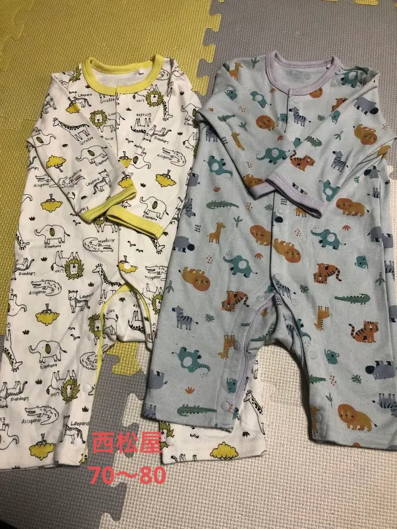 Thumbnail of Rompers, Nishimatsuya, Size 70-80, Set of 2