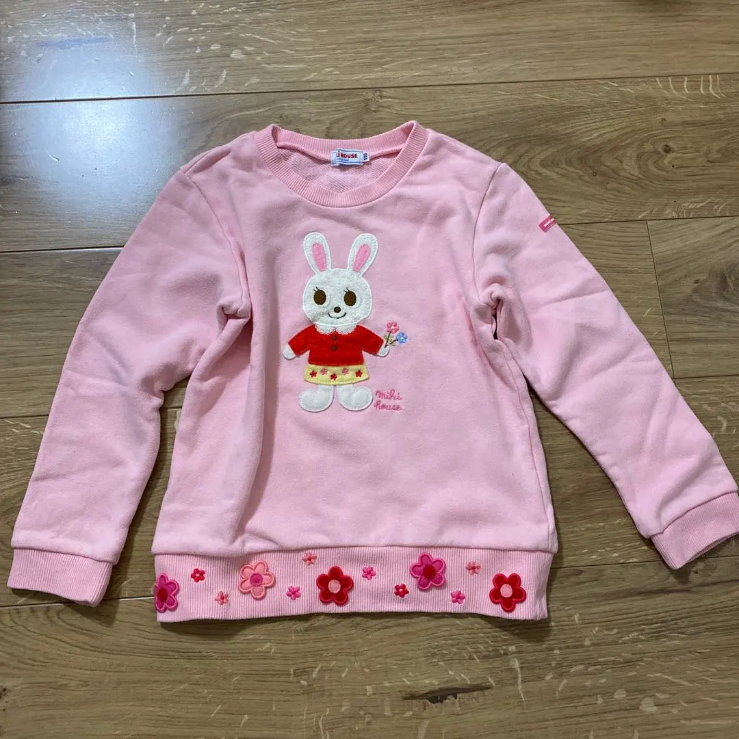 Thumbnail of Final Price: Mikihouse Usako Pink Sweatshirt 110