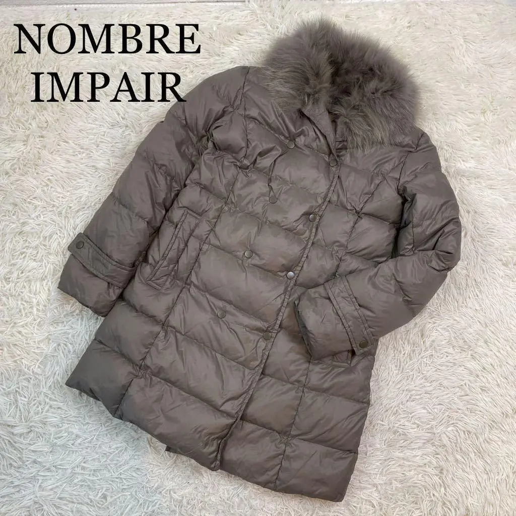 タイムセール　NOMBRE IMPAIR ダウンコート 2025年最新】nombre impair レディース ダウンジャケットの人気