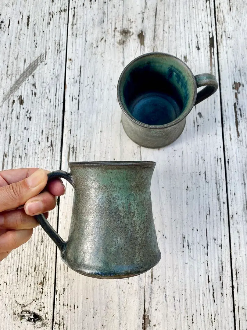 Thumbnail of 【New, Unused】Hinako Hirano Antique Mug Cup Set of 2 - Rare Artist