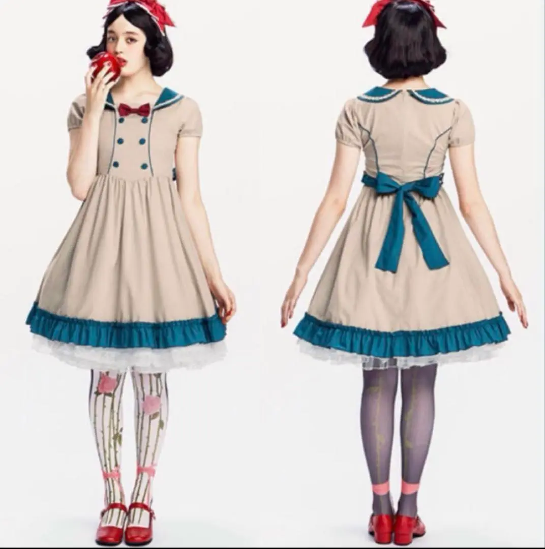 シークレットハニー　白雪姫　ワンピース　カチューシャ付き　ディズニー Secret Honey - シークレットハニー 白雪姫ドレス 仮装 衣装