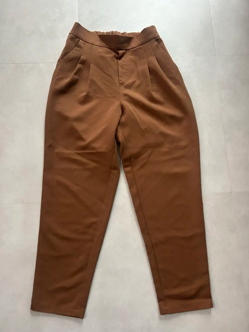 Thumbnail of 【COHEN】Brown Tapered Pants, Elastic Waist, Size S Equivalent