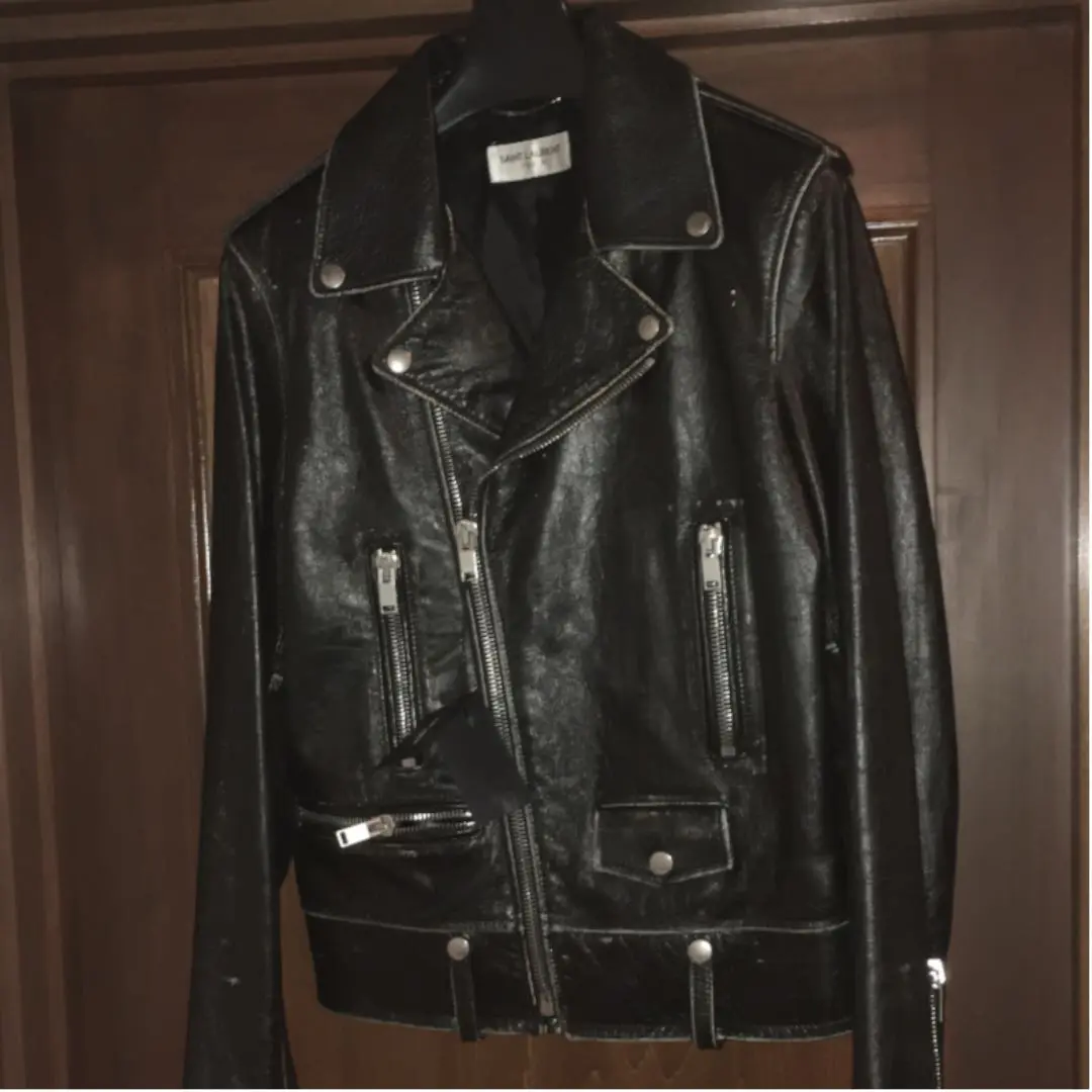 SAINT LAURENT ブラック レザー シングルライダース 44 2025年最新】サンローラン ライダース 44の人気アイテム - メルカリ
