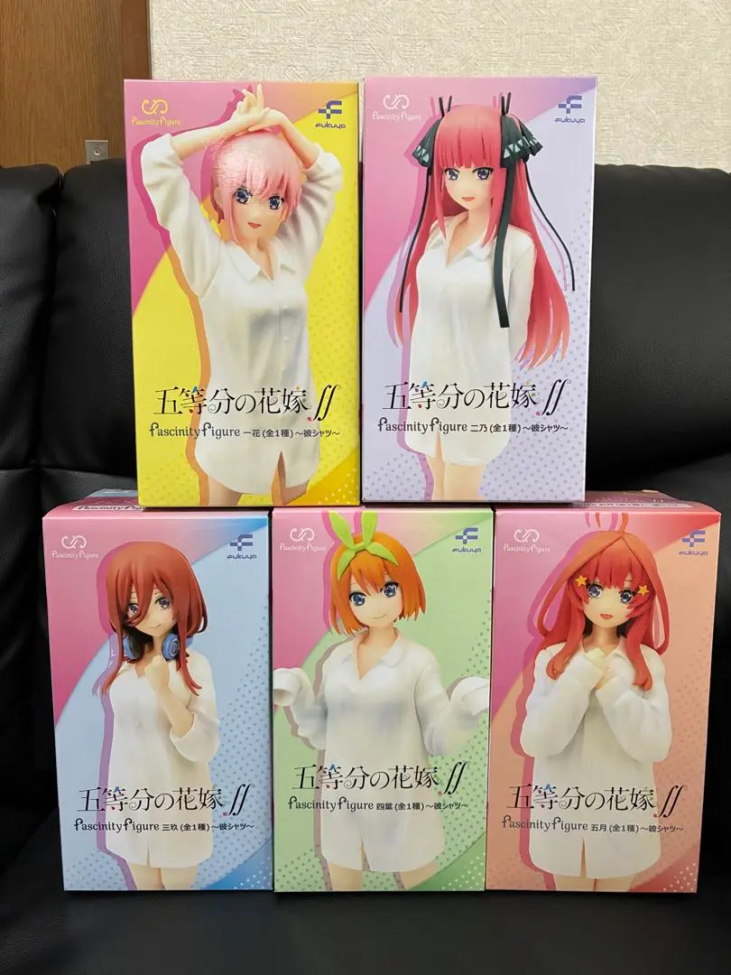 【新品未開封】五等分の花嫁 彼シャツフィギュア コンプ５体＆BIGタペストリー Amazon.co.jp: 五等分の花嫁 Fascinity Figure 彼シャツ 中野五