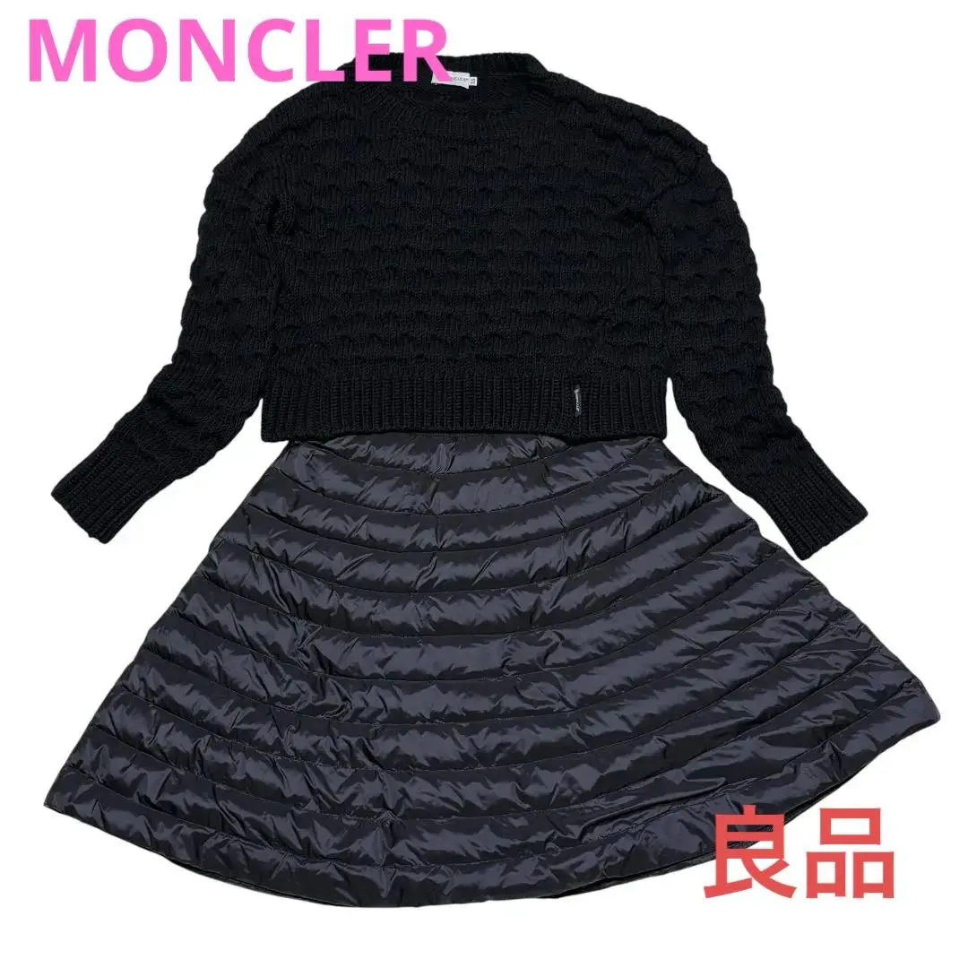 【良品】MONCLER 蒙口 拼接连衣裙 XS 尺寸 的縮圖