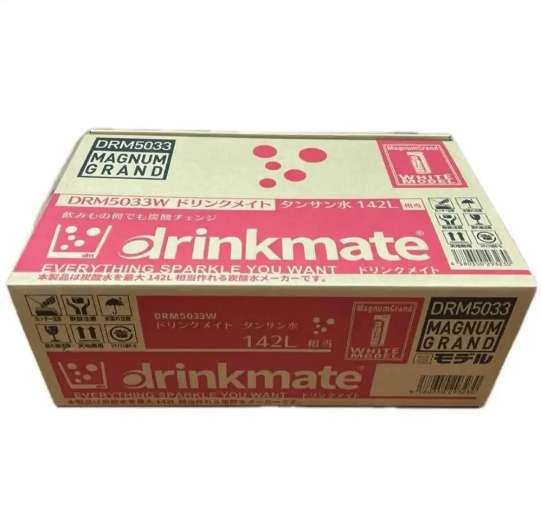 【新品未開封】炭酸水メーカー　ドリンクメイト DRM5033 新品未開封】炭酸水メーカー ドリンクメイト DRM5033
