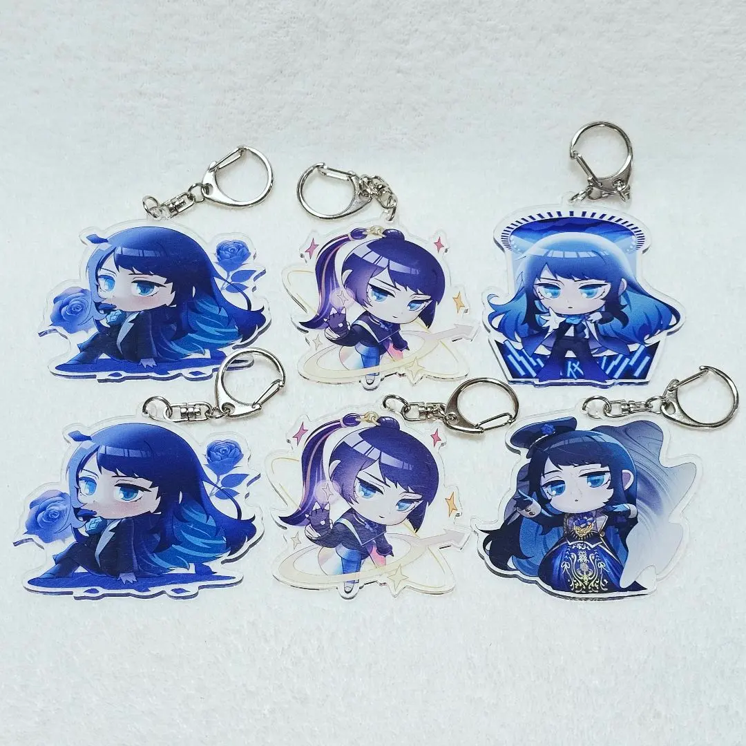 Thumbnail of Ado Shiny Acrylic Keyholders - 4 Types, Set of 6