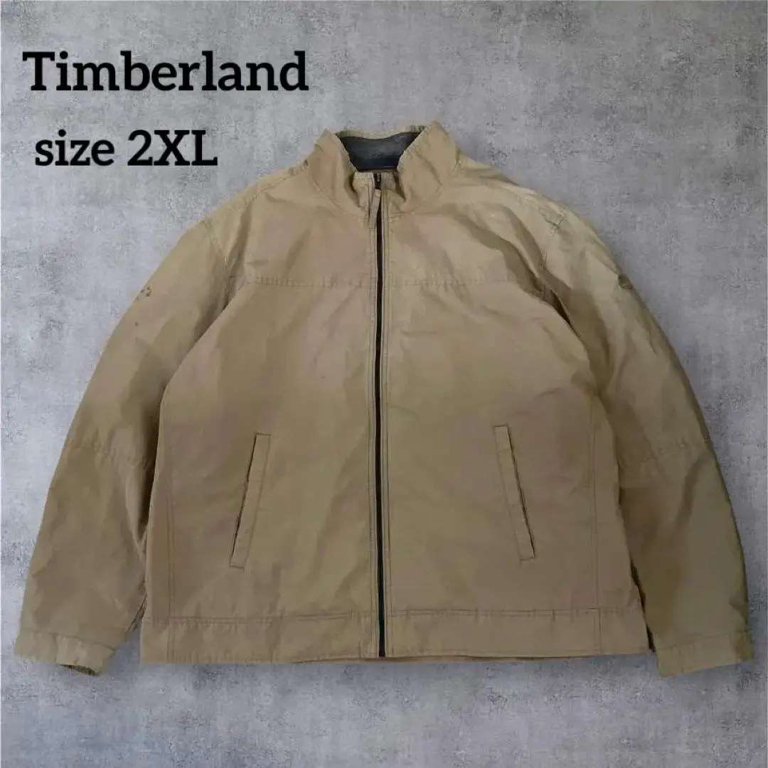 Thumbnail of Timberland nylon jacket, beige, embroidered logo