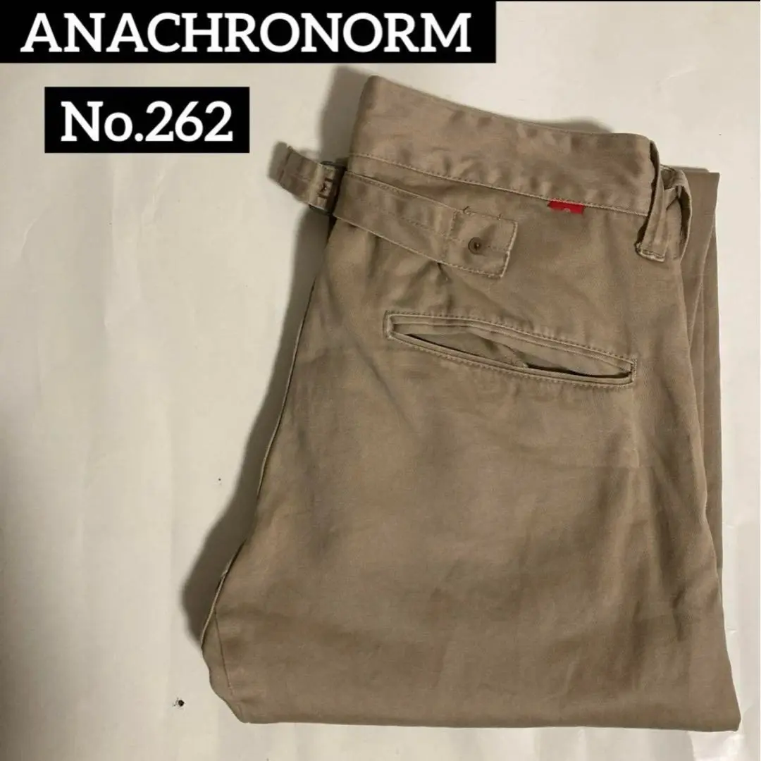 ANACHRONORM チノパン ブラウン 36 未使用品 中古・古着通販】anachronorm (アナクロノーム) チノパン