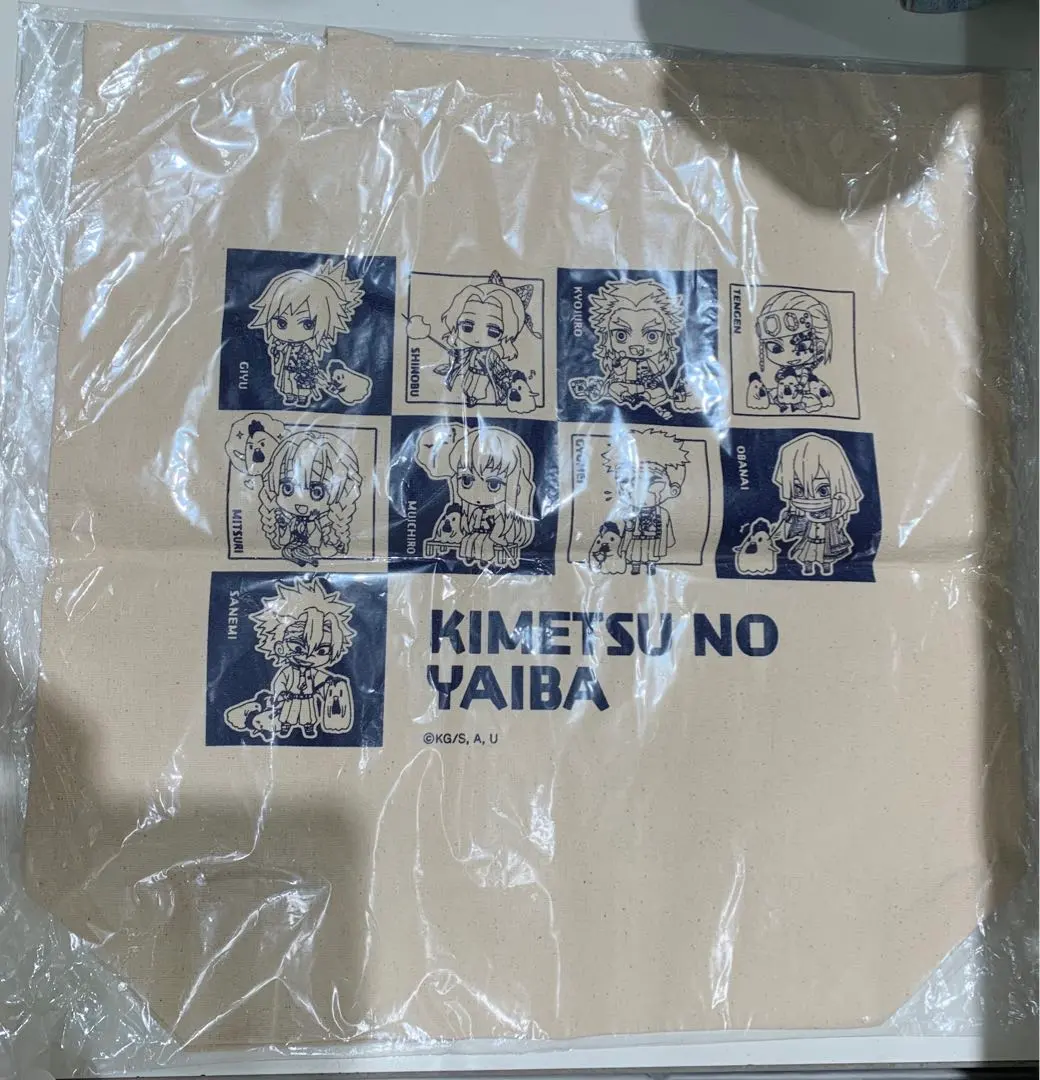 Thumbnail of Kimetsu no Yaiba [LAWSON Limited Edition] Not for Sale Hashira 9 Character Tote Bag ⭐️ Brand New, Unopened