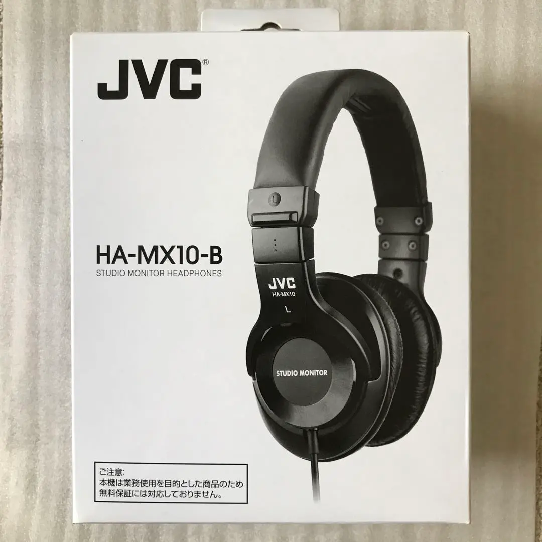スタジオモニターヘッドホン JVC HA-MX10-B   黒　生産完了品 HA-MX10B|スタジオモニターヘッドホン|イヤホン・ヘッドホン製品