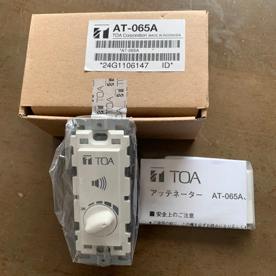 スピーカー音量調節機(TOA 　AT-303A)新品未開封品５個セットです Amazon | TOA アッテネータ―(30W以下) AT-303A | ティーオーエー
