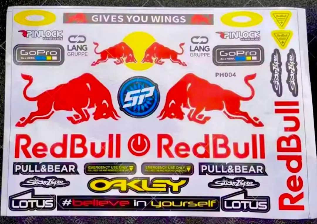 モンスター　レッドブル　ステッカー　アクセサリー レッドブル グッズ（バイク 外装パーツ）｜バイク | 車、バイク
