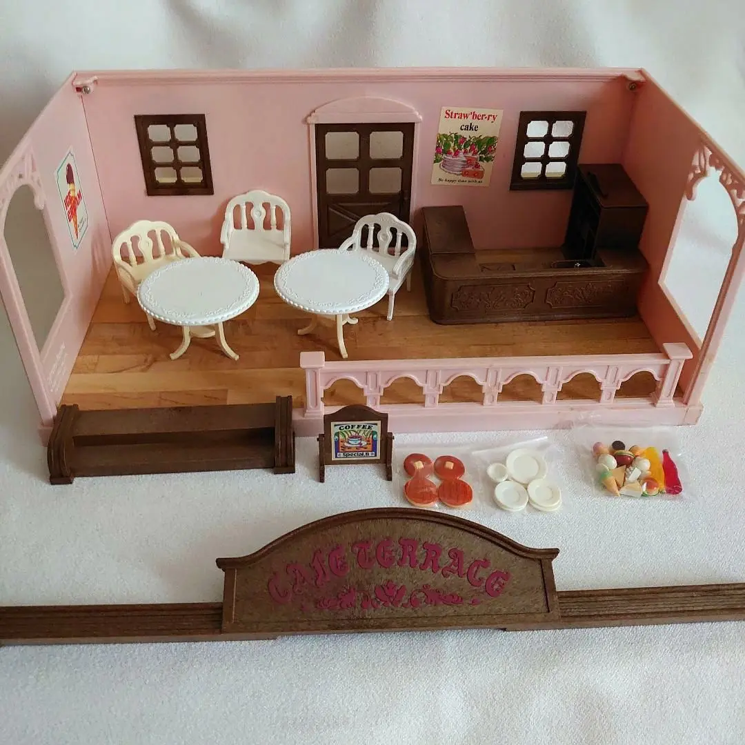 シルバニア　昭和　カフェテラス　カフェ　希少　レア　レトロ　アーバンライフ シルバニア すてきなカフェテラス | Teeny Weeny Club