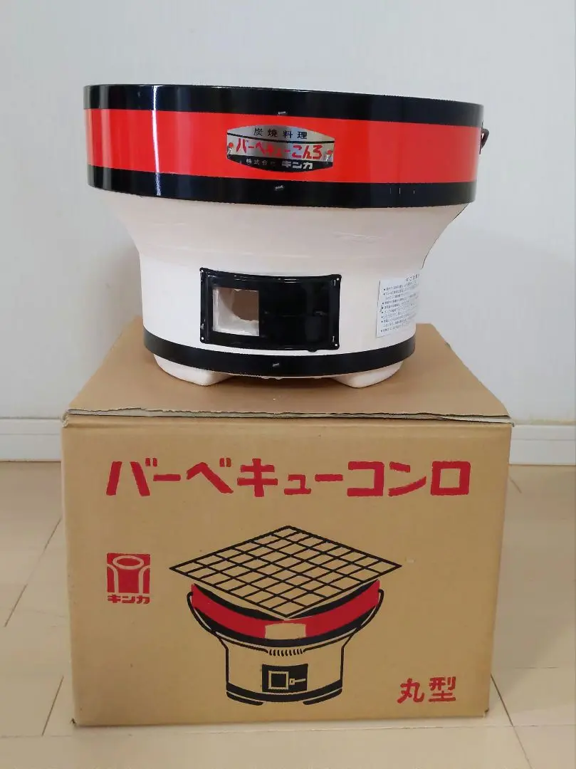 未使用保管品　キンカ　バーベキューこんろ　七輪　アウトドア　焼き台 新品セール】黒七輪 コンロ キンカ バーベキュー - メルカリ