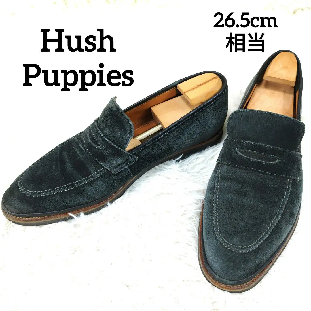 【美品】Hush Puppies コインローファー（25）スウェード　革靴 楽天市場】hush puppies（ローファー｜メンズ靴）：靴の通販