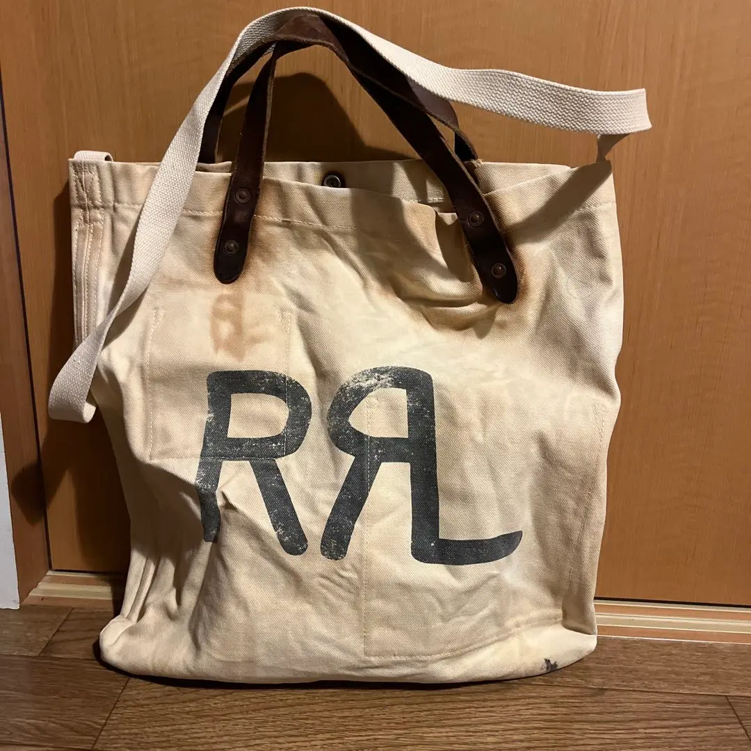 DOUBLE RL キャンバス トートバッグ 2025年最新】DOUBLE RL 素材：キャンバス/コットン トートバッグ