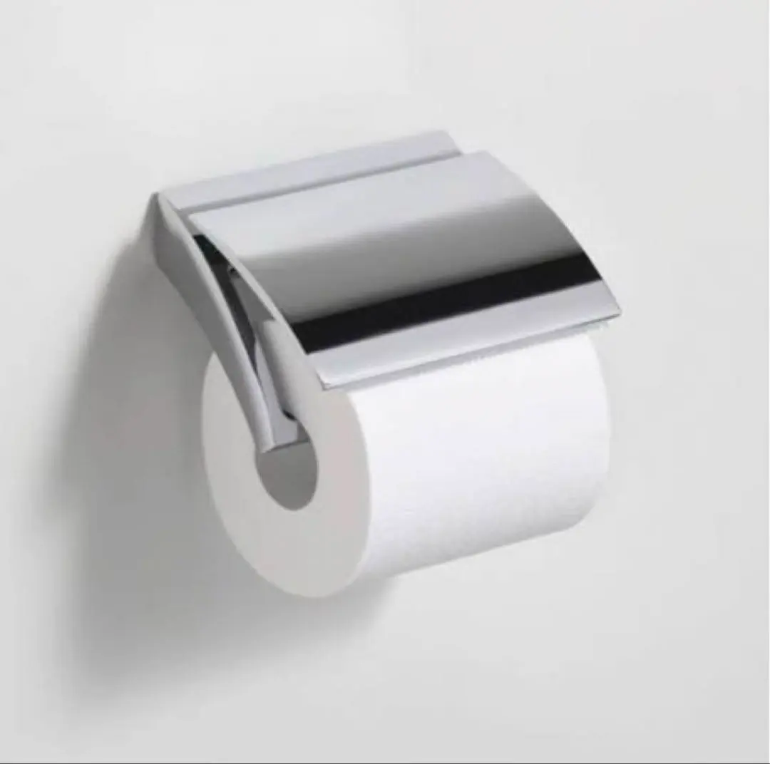 Thumbnail of Solid One-Hand Cut Paper Holder Chrome