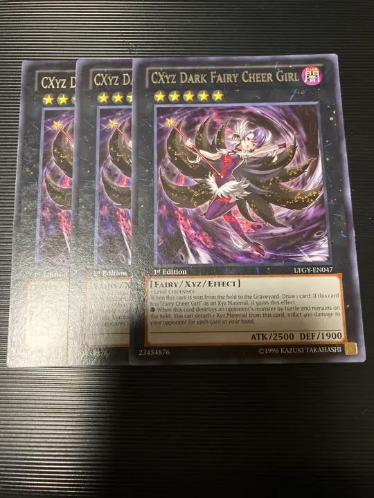 遊戯王　ダークフェアリーチアガール　シク CX ダーク・フェアリー・チア・ガール(カオスエクシーズーク