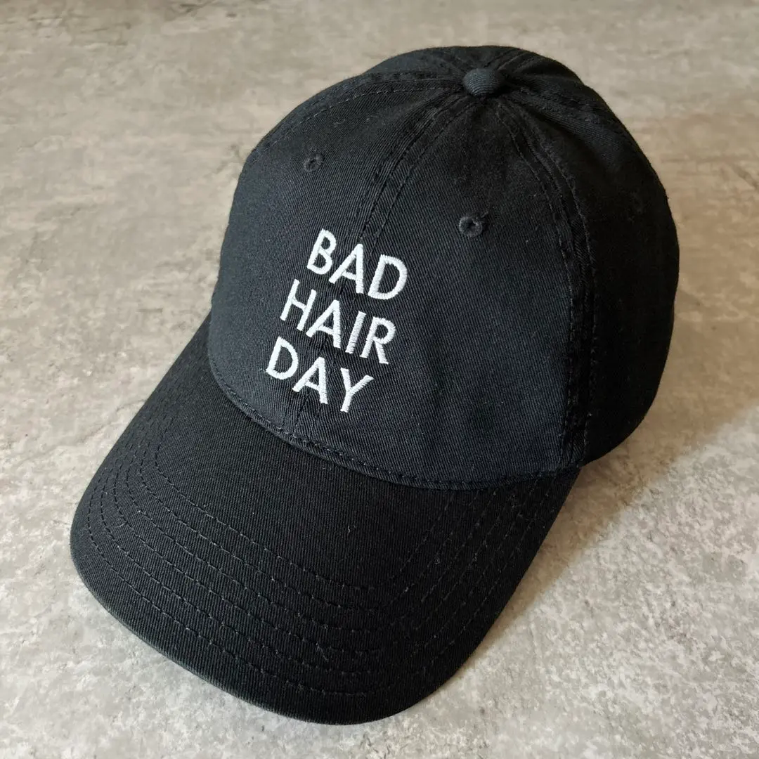 あいみょん着用 BAD HAIR DAYキャップ 黒 2025年最新】BAD HAIR DAY キャップの人気アイテム - メルカリ
