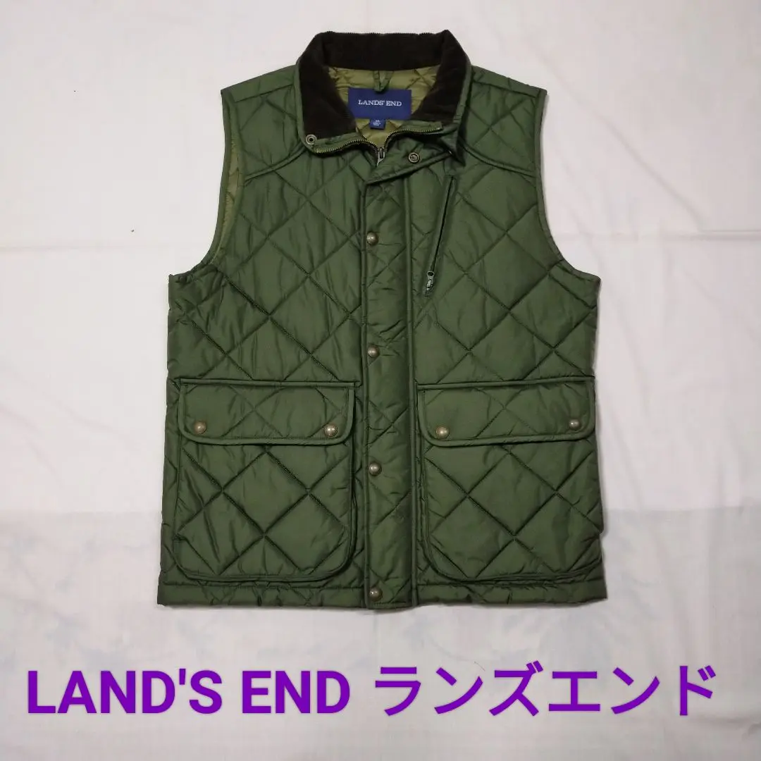 2025年最新】LANDS'END メンズ ダウンベスト・キルティング