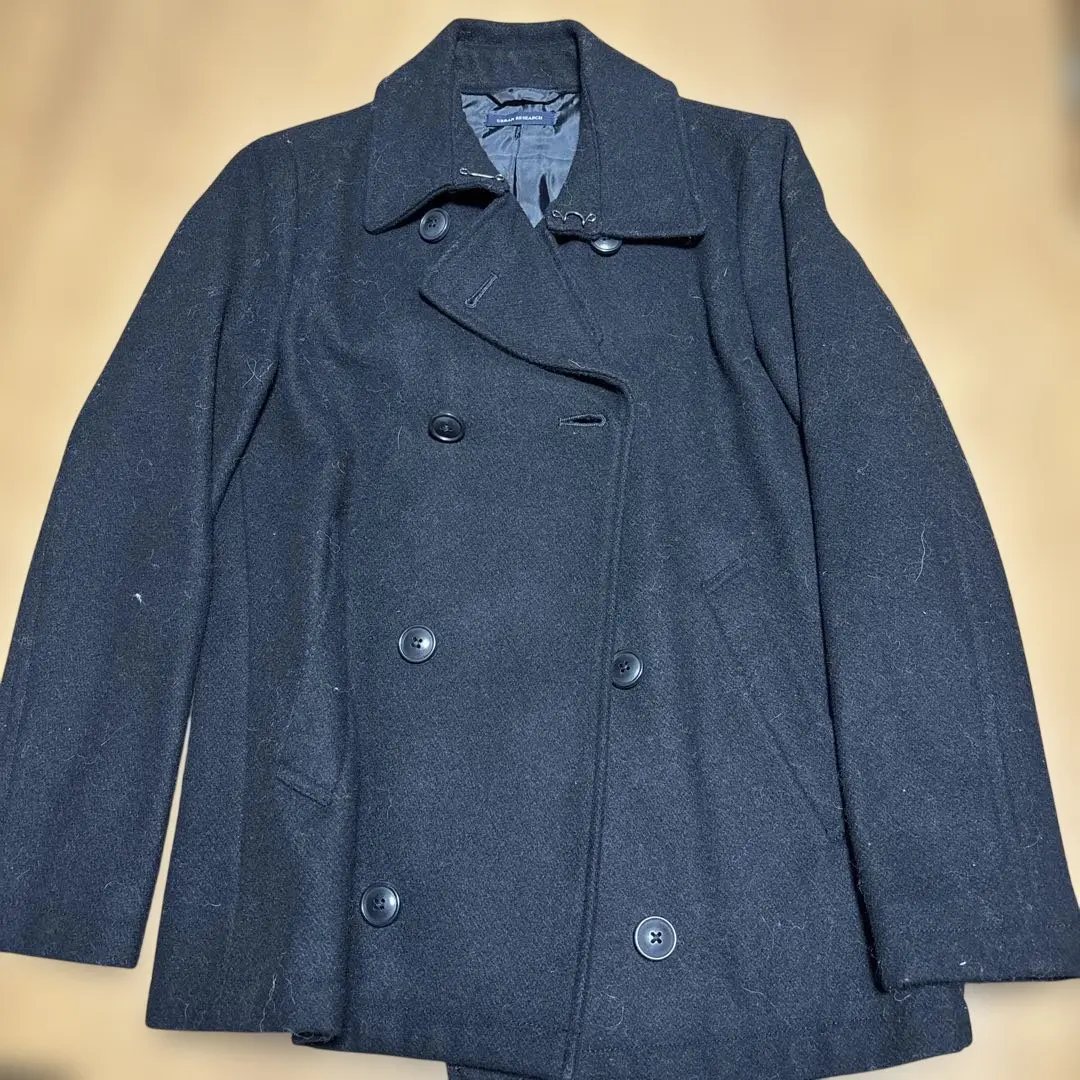 Thumbnail of URBAN RESEARCH Wool Pea Coat - Black