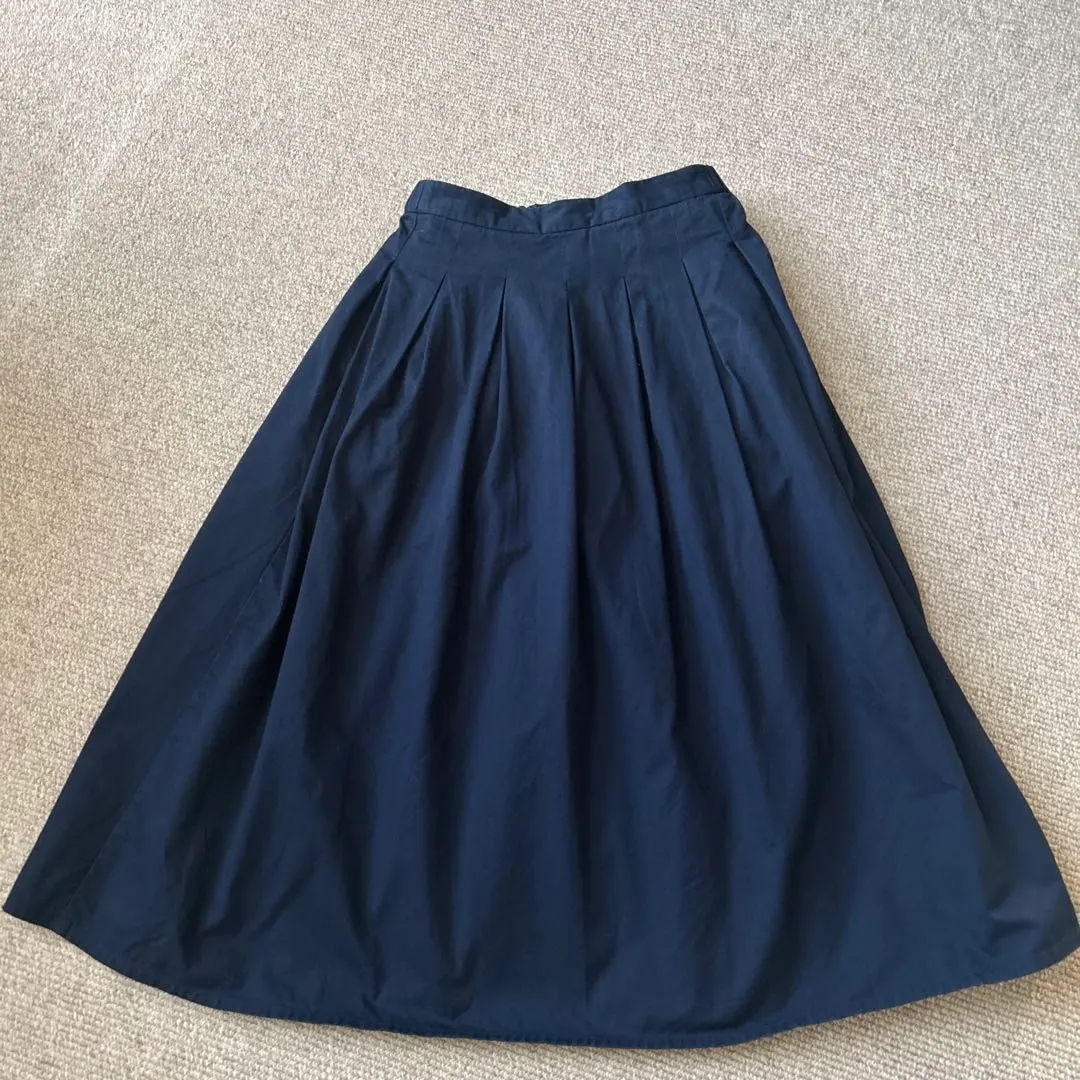 Urban Research Doors FORK & SPOON 海軍藍色 喇叭裙 的縮圖