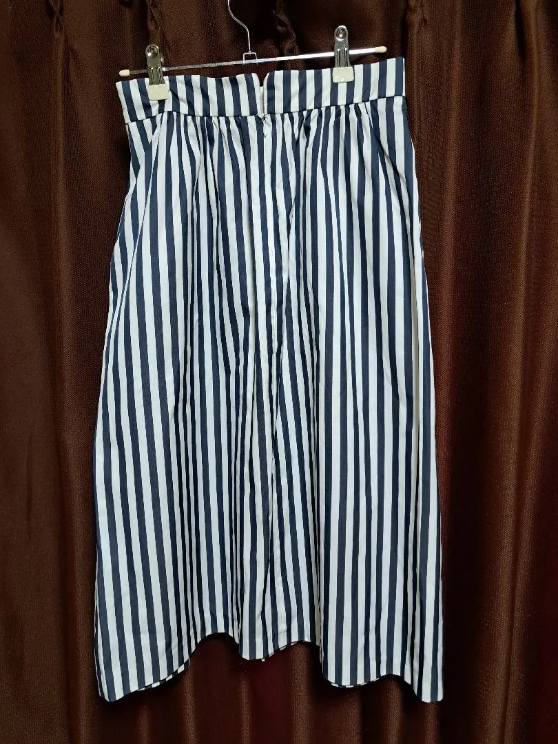 Thumbnail of ZARA WOMAN Striped Long Skirt EU XS
